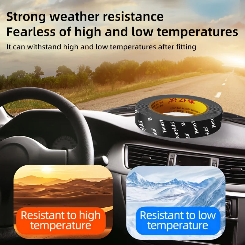 3m/Roll 10-50mm Width Double Sided Adhesive Tape for Automobile High Viscosity Car Fixed Adhesive High Temperature Resistant
