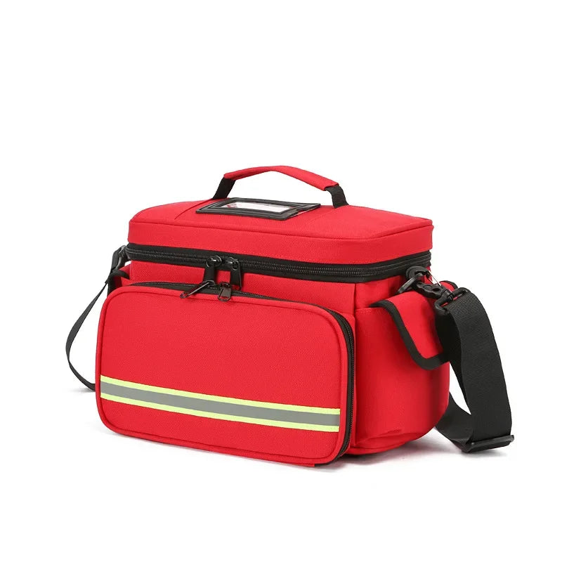 Empty First Aid Medical Bag Outdoor Emergency Rescue Large Capacity Bag Waterproof Reflective Oxford Multi-pocket Travel Bags