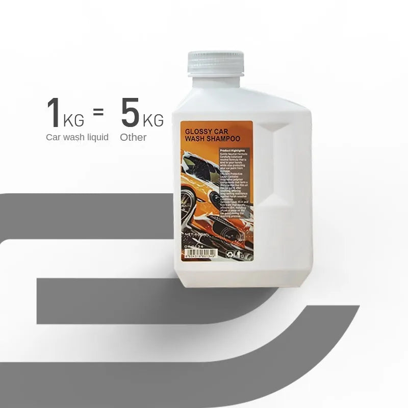 600ML Car Washer Cleaner Car Concentrated Remove Stains Wash Fluid Multi-Purpose Water Wax Car Cover for Car Wash Maintenance