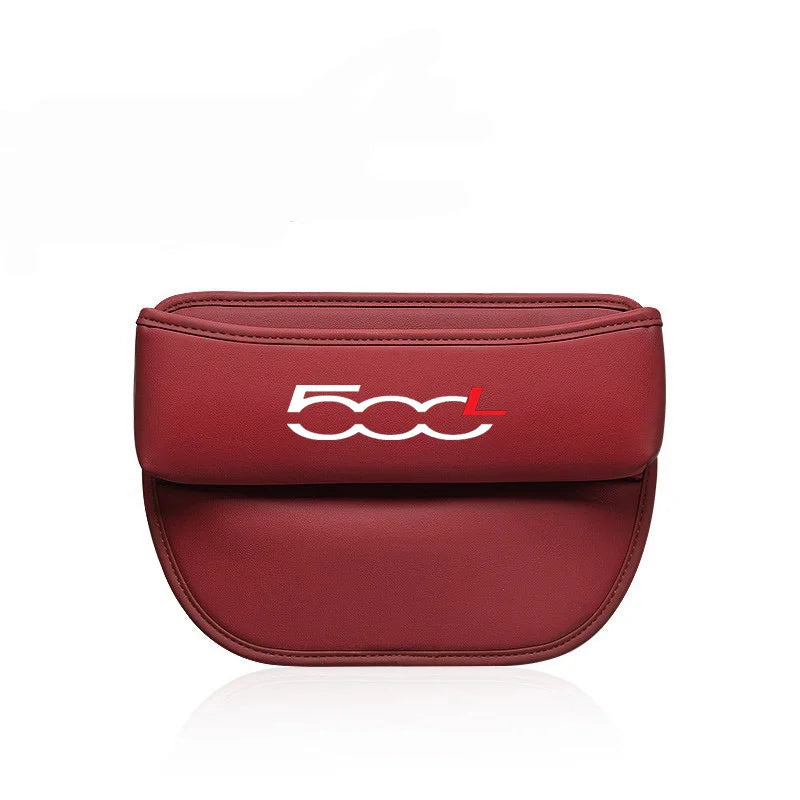 Car Special Seat Crevice Storage Box Seat Slit Catcher Organizer For Fiat 500 500C 2012 500X 500L Sport car accessories interior