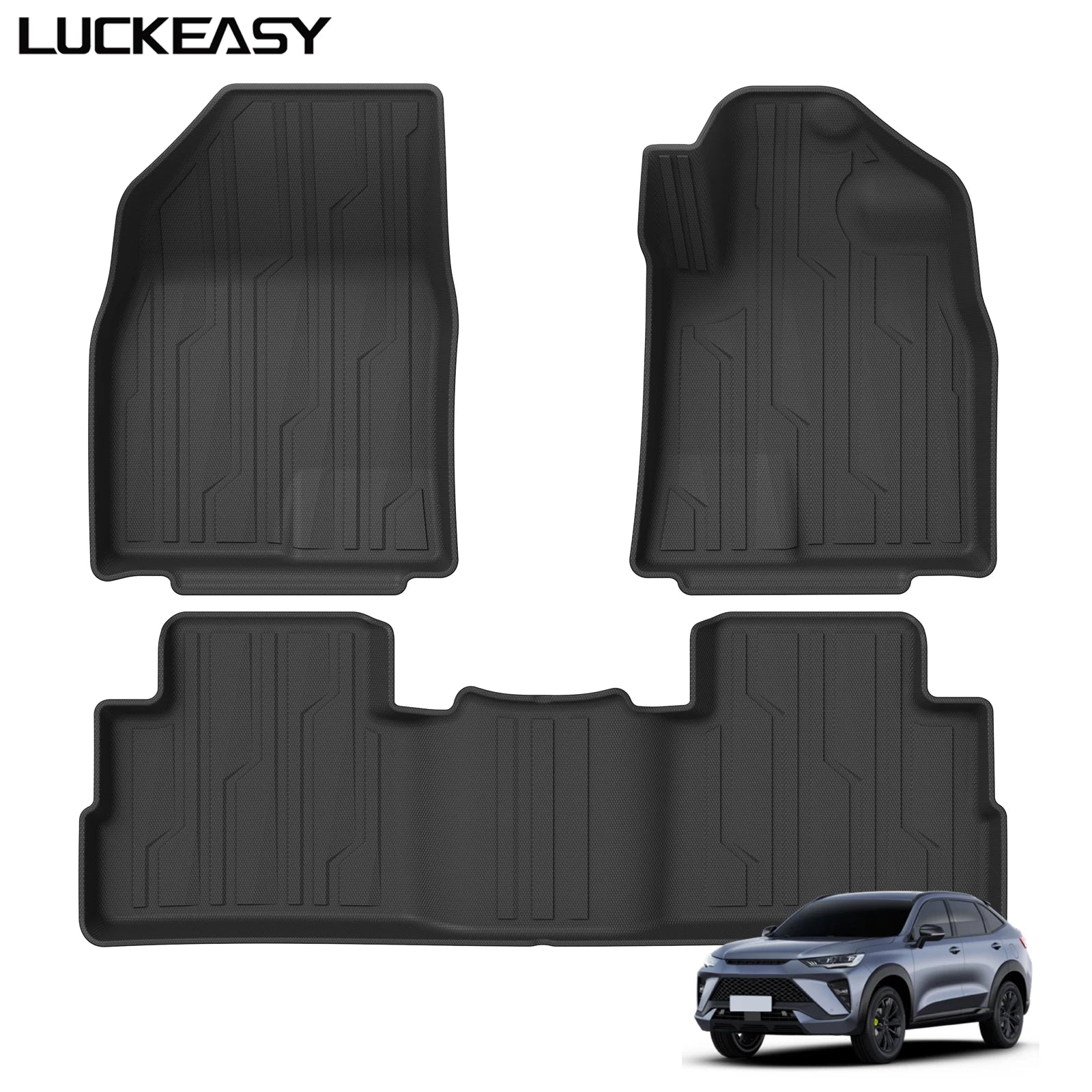 Right Drive for Haval H6 HEV 2025 （With Rear Floor Protrusion）Car Floor Mats Foot Liner All-weather Car Interior Accessories