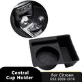3In 1 Car Drinks Cup Holder For Citroen C3 DS3 2009-2016 Center Console Ashtray Beverage Stand Storage Tray Interior Accessories