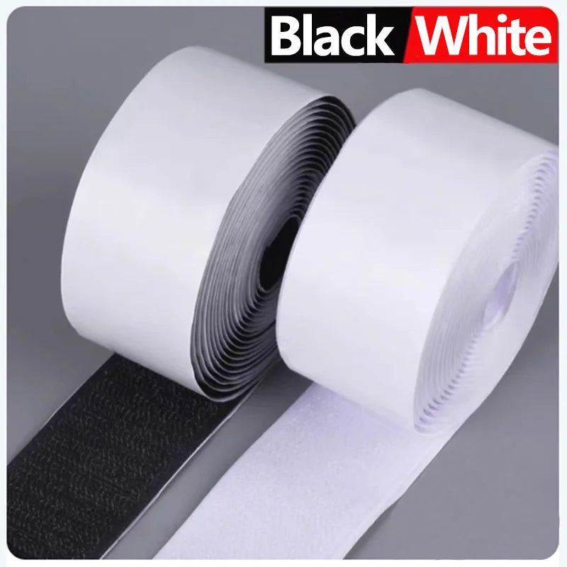 Heavy Duty Self-adhesive Hook and Loop Tape, Strong Sticky Back Velcros Fastener Roll for Home Furniture, Couch Sofa Cushions