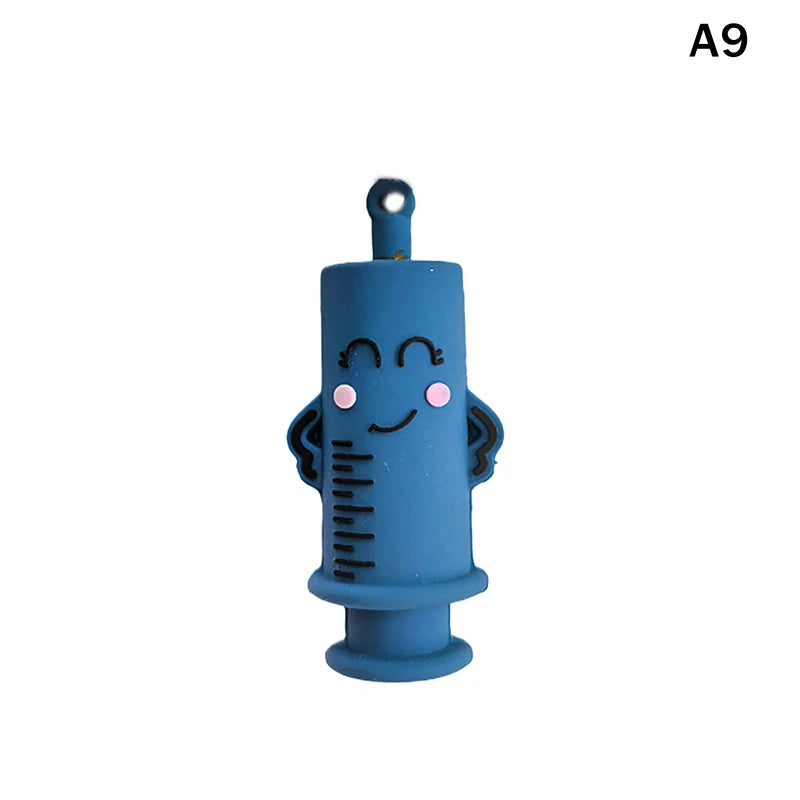 Cute Cartoon Shape Medical Ampoule Bottle Opener Nurse Doctor Special Rubber Syringe Cutter Bottle Opener Multifunctional