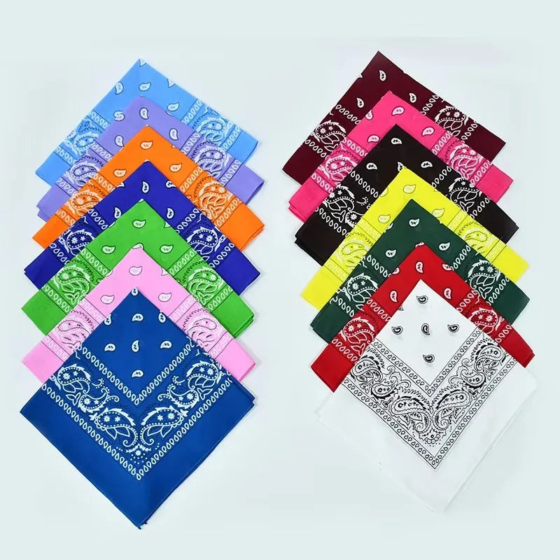 1/10/20Pcs Hot Sell Kerchief Bandana Hip Hop Fashion Headband Neck Scarf Sports Headwear Wrist Wraps Head Square Scarves