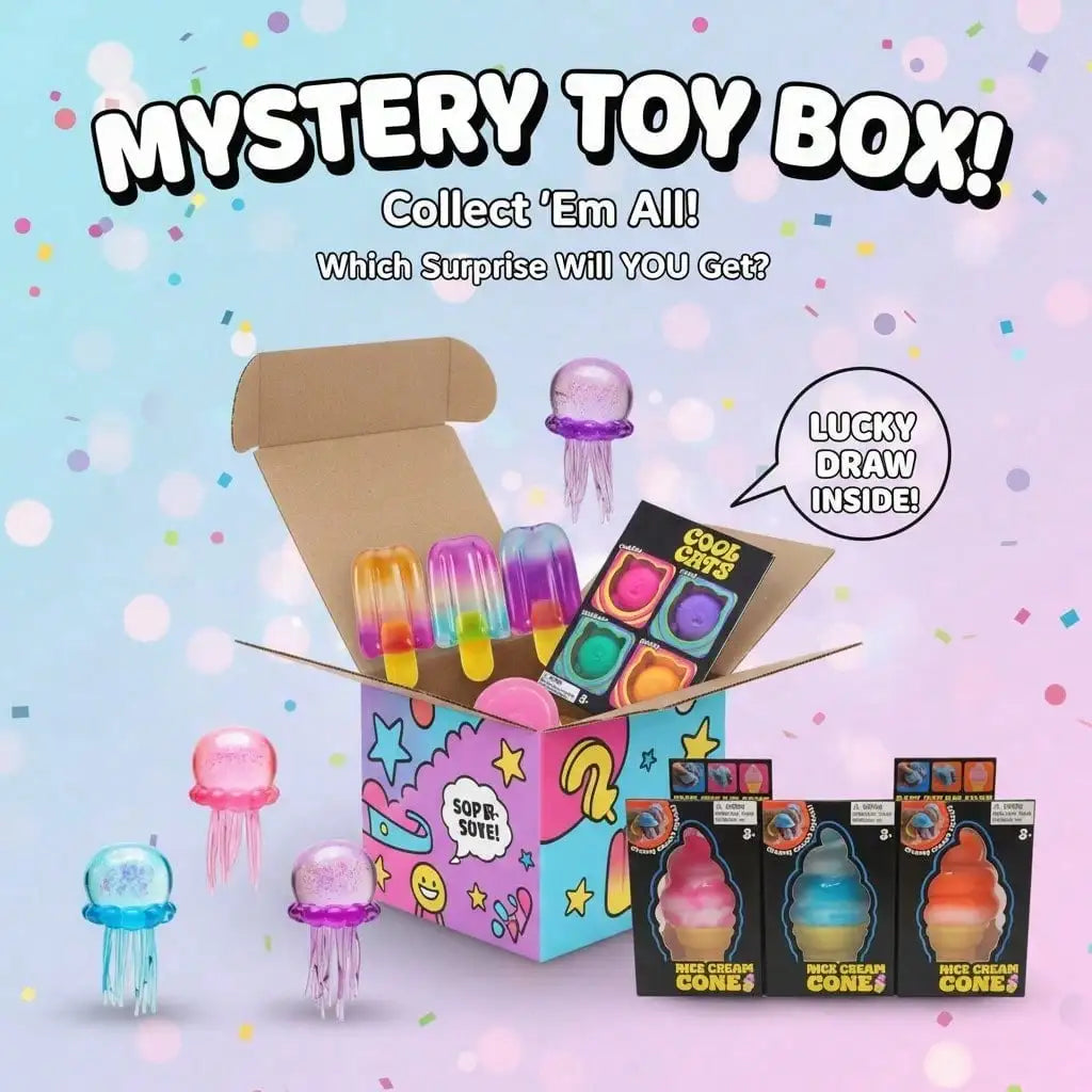 100+ Pieces Assorted Squishy Figures Blind Box Surprise Toy Slow Rising Soft Fidget Toys Featuring Moai Head Panda Rabbit Stress