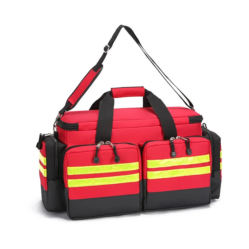 Outdoor 1200D First Aid Kits Waterproof Large Capacity First Aid Shoulder Bag Tear Resistant Oxford Cloth Medical Emergency Kit