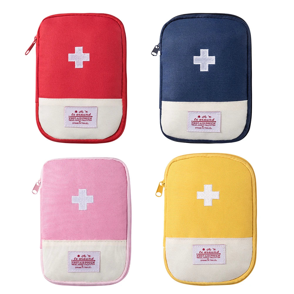 Portable Medicine Bag Empty First Aid Kit Emergency Survival Medical Small Medicine Pill Storage Bag Outdoor Camping Equipment