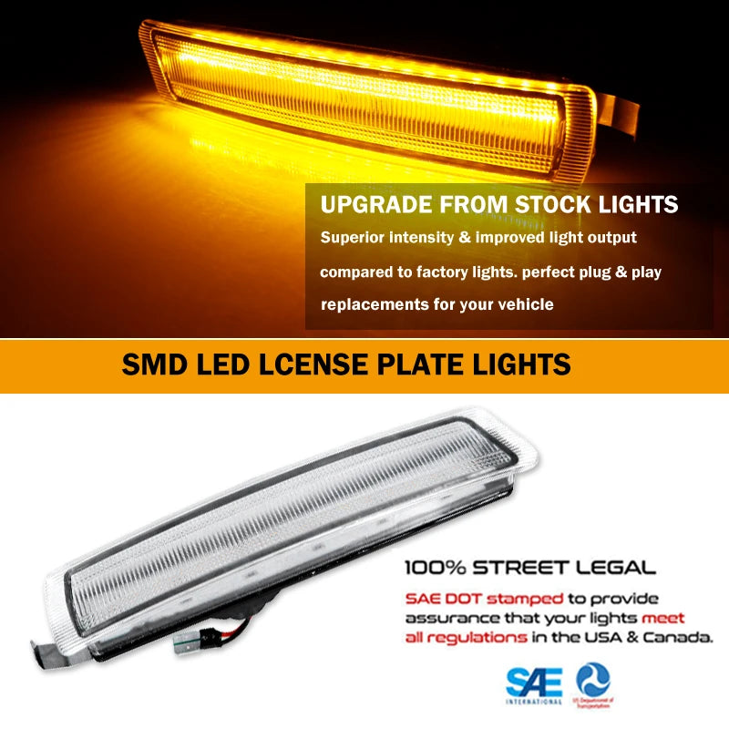 Car T10 LED Front Side Marker Lamp Fender Light For 1996-2002 BMW Z3 M Coupe Roadster Amber Turn Signal Light/Driving Lights 12V