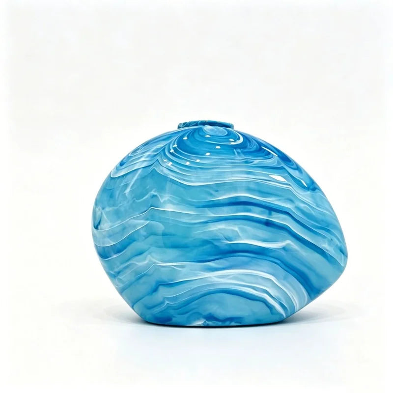 Shell Shape Acrylic Clutch Bag Goose Egg Box Bag Trendy Stone Marble Pattern Mini Handbag And Purse Women's Party Wedding Clutch