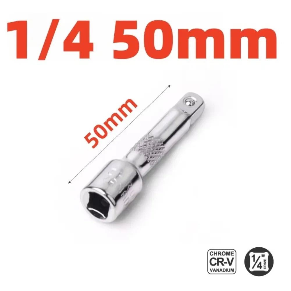 Hand Tool 1/4" 3/8" 1/2" Ratchet Wrench 50/100/150/250mm Professional Extension Bar Ratchet Wrench Extension