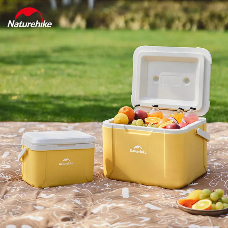 Naturehike 5L/18L Cooler Box 48h Cold Preservation Food-grade PP Material Mini Refrigerator Outdoor Picnic Camping Supplies