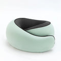 High-Density Memory Foam Neck Travel Pillow 360° Surround Support Ergonomic Design for Airplane Travel Comfort