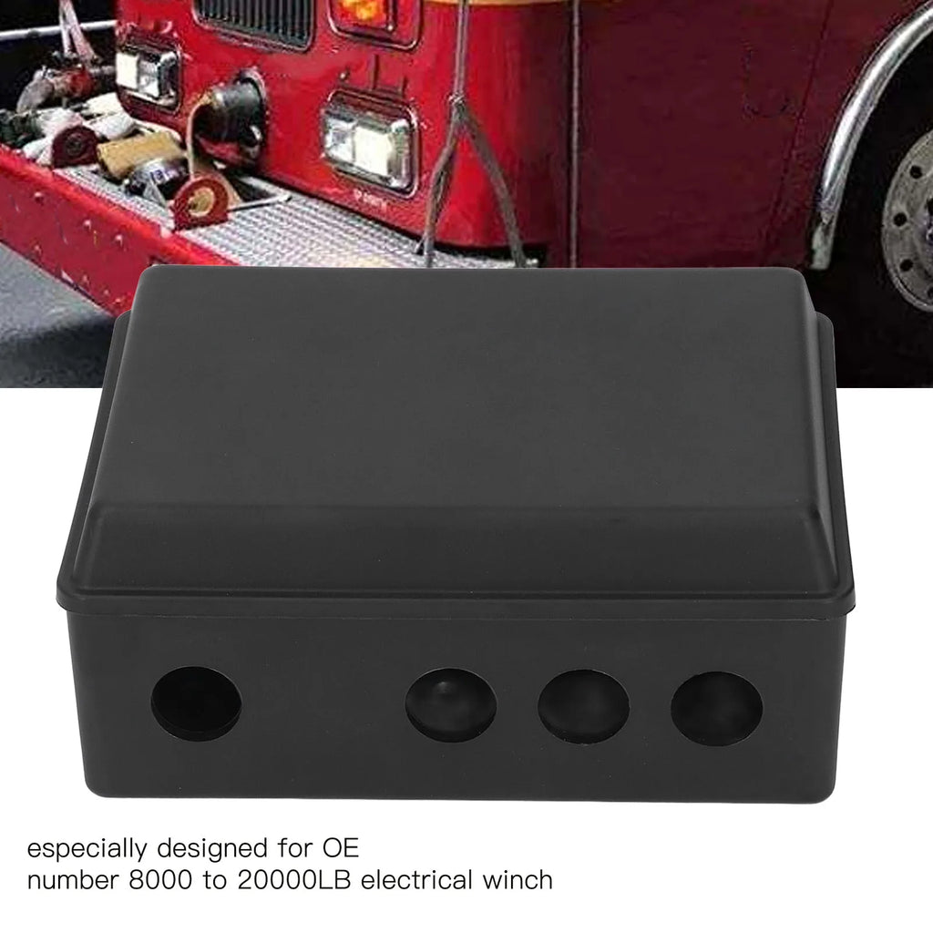 Winch Controller Housing ABS High Strength Electric Winch Cover Protection Box Kit for 8000 to 20000LB Electric Winch