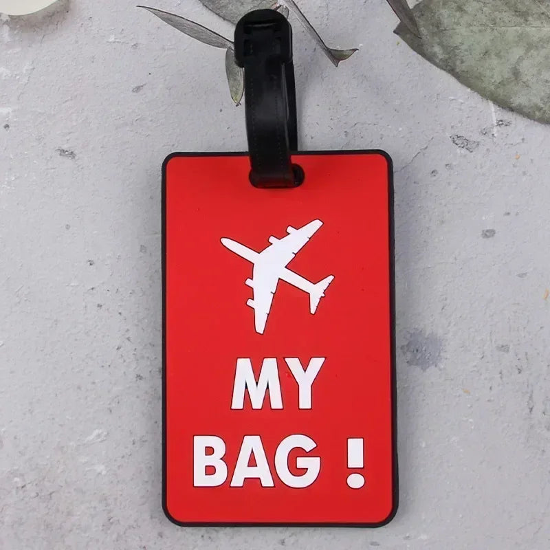 New Travel Luggage Tag ID Address Holder Suitcase Name Labels Boarding Pass Travel Accessories
