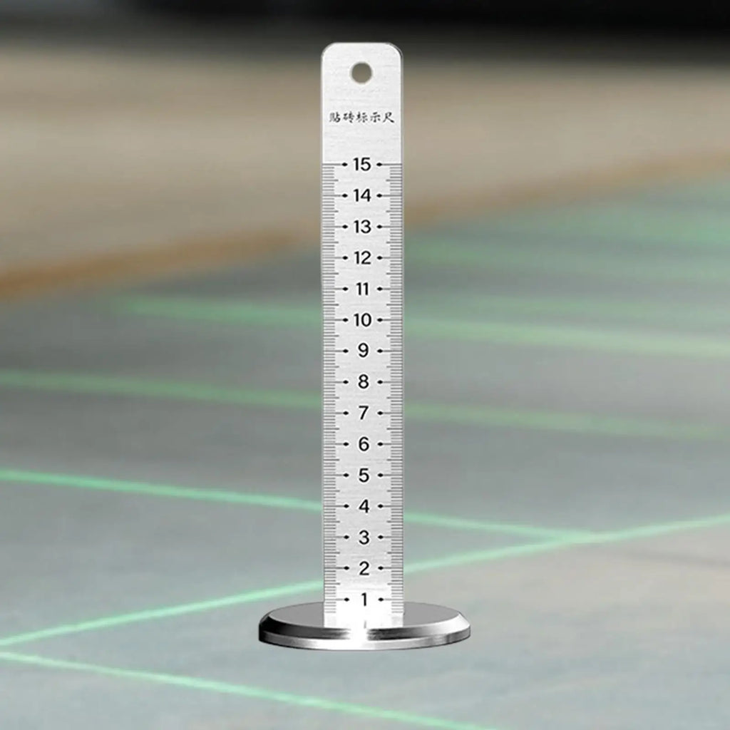 Equal Height Ruler Tile Laying Horizontal Level Gauge Stable Base Gradienter