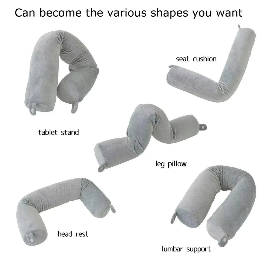 Memory foam u-shaped pillow, travel pillow, protect the cervical spine, easy to carry, bendable, slow rebound