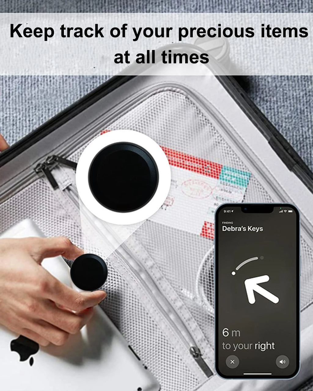 for Apple Airtag Holder Case with Adhesive Sticker for Wallet Mountain Bike TV Remote Car Suitcase Anti-Lost GPS Location Case