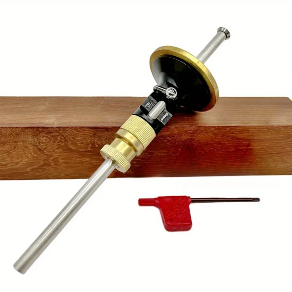 European Style Wheel Marking Gauge Fine-tuning Wood Scribe Carpentry Parallel Line Mortise Marking Layout Measuring Tool