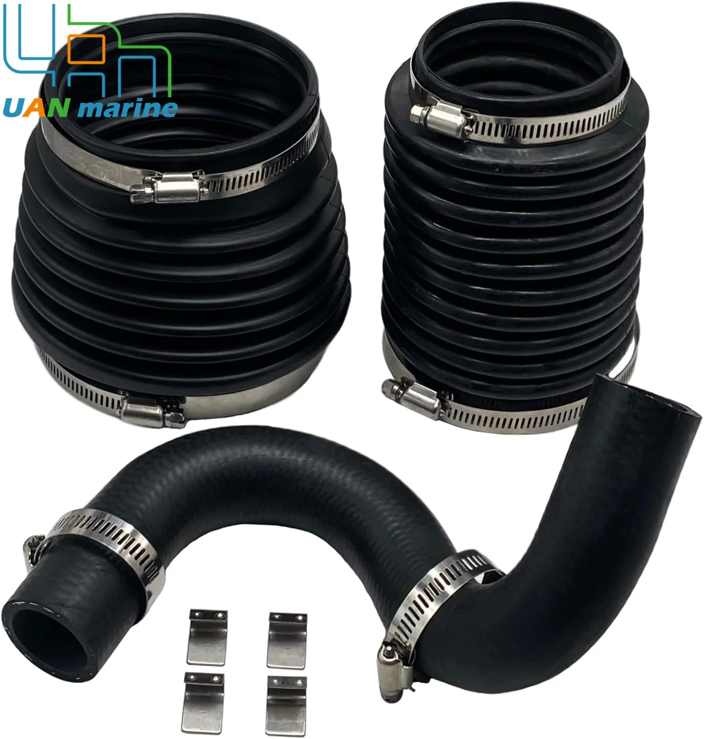 875822 U Joint Exhaust Hose Bellows Kit For Volvo Penta Stern Drives AQ DP PT DP DPX SP Replace 876294 876631 876632 875848