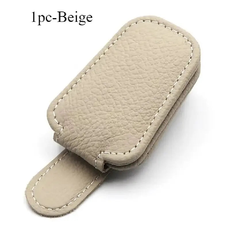 Car Sun Visor Glasses Case Holder Sunglasses Clip Ticket Card Clip Multifunction Portable Clip Auto Interior Accessories