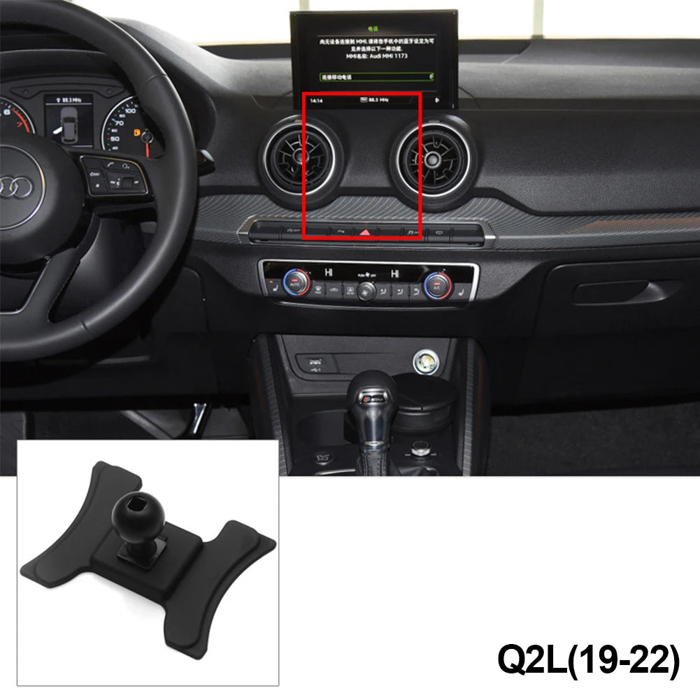 Dedicated Phone Stand Holders Base Collocation Mount Bracket for Audi A1 A3 A4 A5 A6 Q3 Q5 Q7 2016 2017 2018 2019 2020 2021 2022