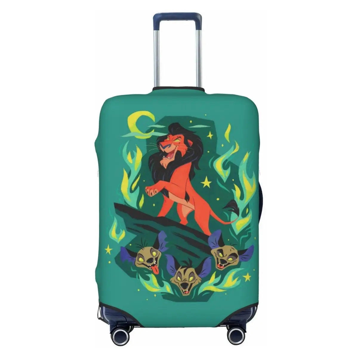 Custom The Lion Cartoon K-Kings Simba Luggage Cover Fashion Suitcase Protector Covers Suit For 18-32 inch