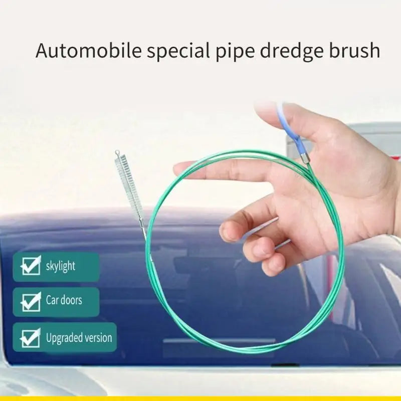 SZCH Car Drain Dredge Cleaning Scrub Brush 150cm Auto Sunroof Long Hoses Detailing Cleaning Tool Car Accessories