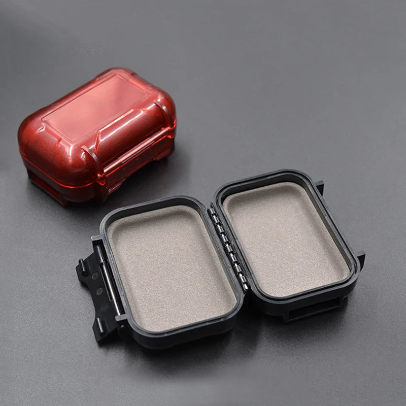 KZ ABS Wired Earphone Storage Bag Compression Resistant Hardness Headphone Case Black Portable Mini Earphone Storage Box