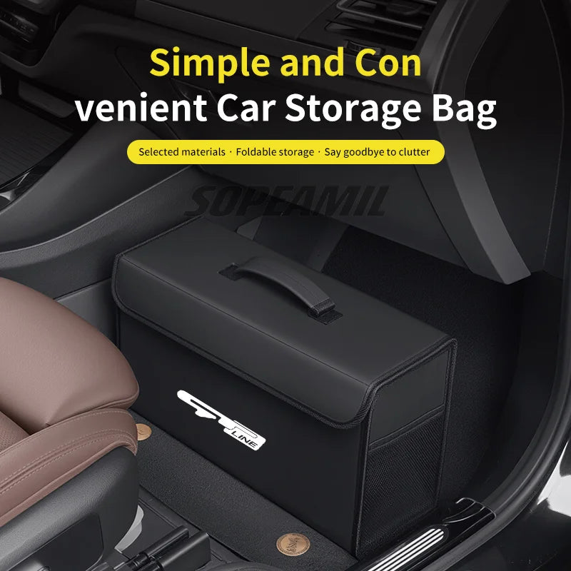 Car Trunk Organizing And Storage Box For Kia K2 K3 K5 K7 Rio Sportage Niro Picanto Stinger Sorento Carens Carnival Cerato VENGA