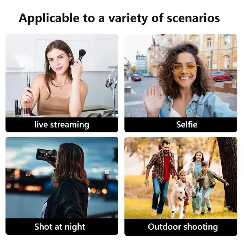 Wireless Selfie Stick for Smartphone  27 Inch Tripod with Bluetooth Remote Foldable Stand for Vlog Shooting Record