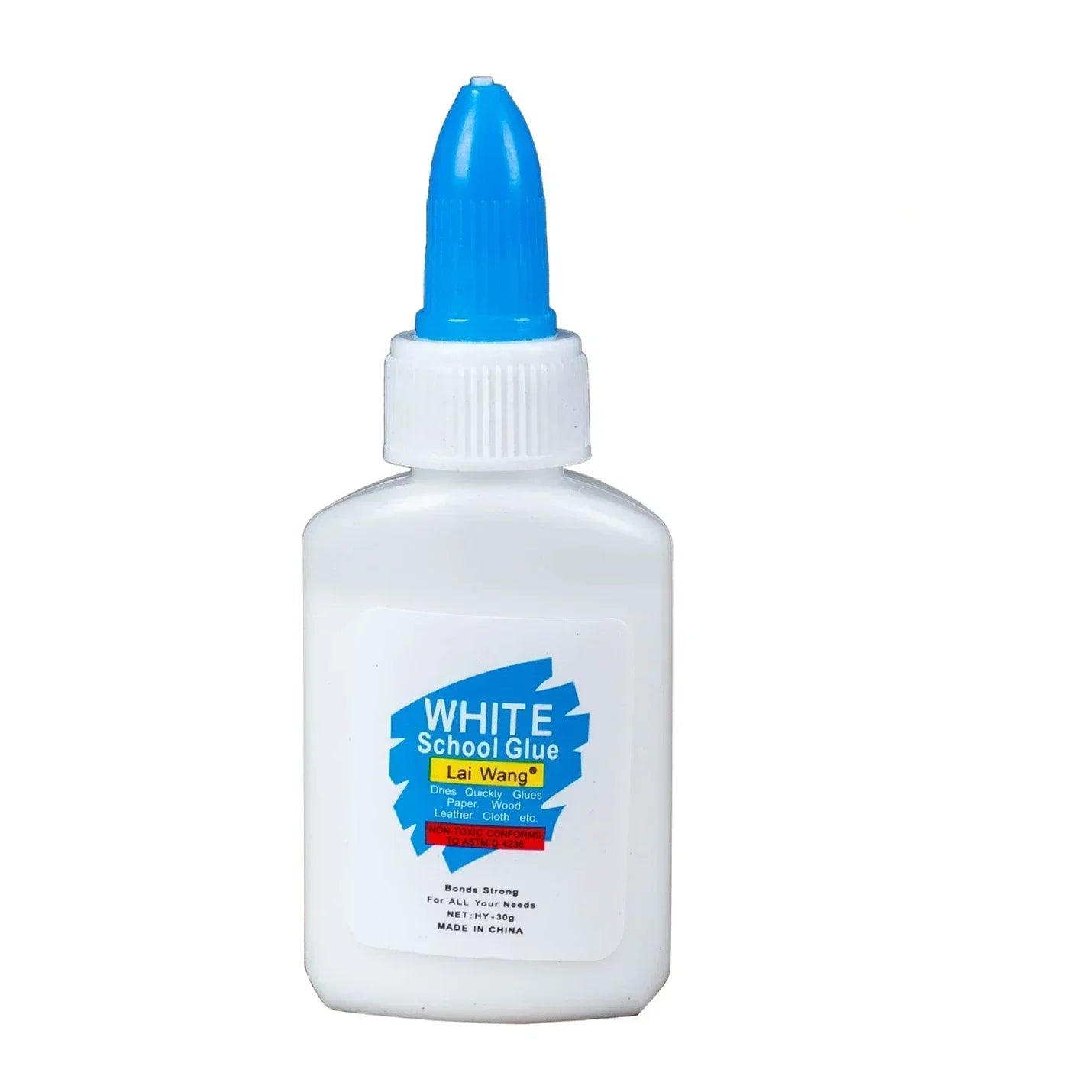 White Latex Glue 30ml Quick Dry School Student Hand Adhesive Glue Washable Cardboard Wood Water-Soluble White Glue For