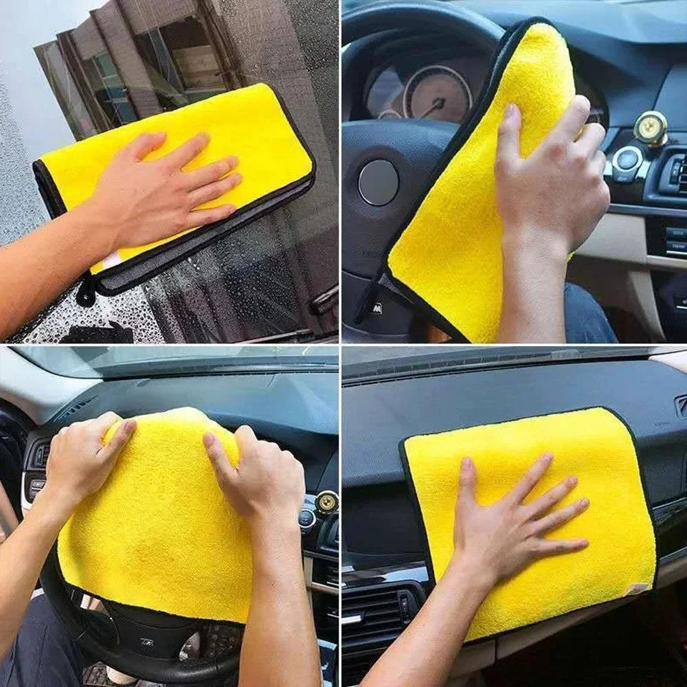 5PCS/10PCS Microfiber Towel Car Microfiber Cloth Wash Towel Microfiber Cleaning Cloth Car Wash Drying Towel Auto Detailing