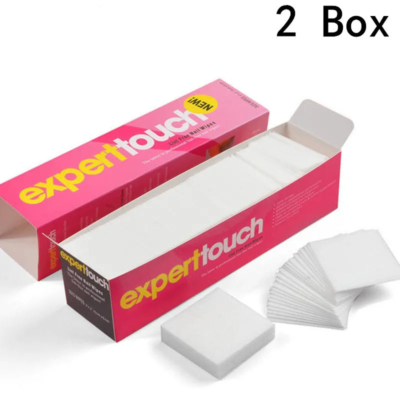 1/2/5/10 Box Nail Polish Remover Wipes Napkins Lint-Free Nail Wipe Cotton Pad For Nail Art Gel Polish Remover Manicure Tool