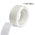Circular Dot Adhesive for Students Double-sided Adhesive Transparent High Viscosity No Trace Multifunctional Fixed Sticker