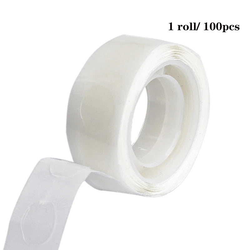 Circular Dot Adhesive for Students Double-sided Adhesive Transparent High Viscosity No Trace Multifunctional Fixed Sticker