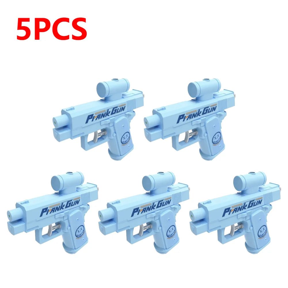 5-1PC Handheld Water Prank Gun Two-Way Spray Trick Reverse Water Gun Summer Outdoor Pool Watergun Toys Pistola de agua de broma