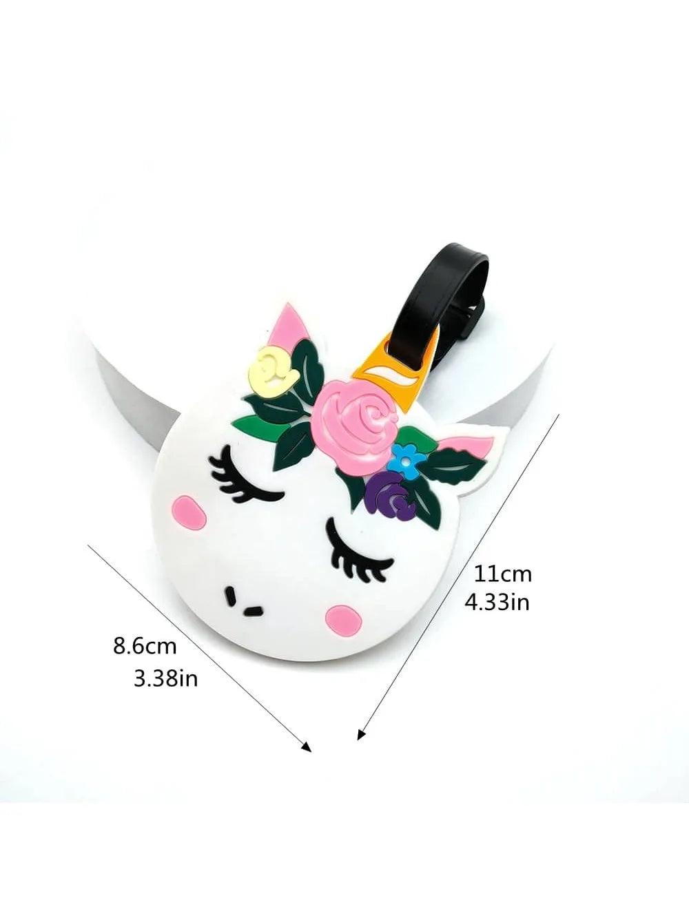 1PCS Cute Small Animal Luggage Tag Airport Tag Check in Loss Prevention Hanging Tag Essential for Business Travel