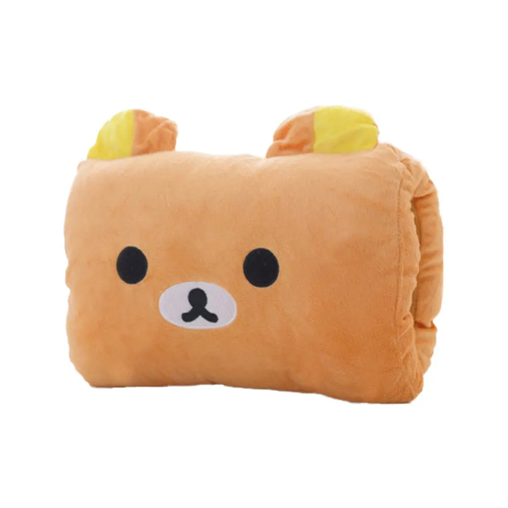Pink Washable Winter Gloves Plush Pillow Cartoon Gloves Men Women Mitten Warm Hand Electric Heating Hand Warmer