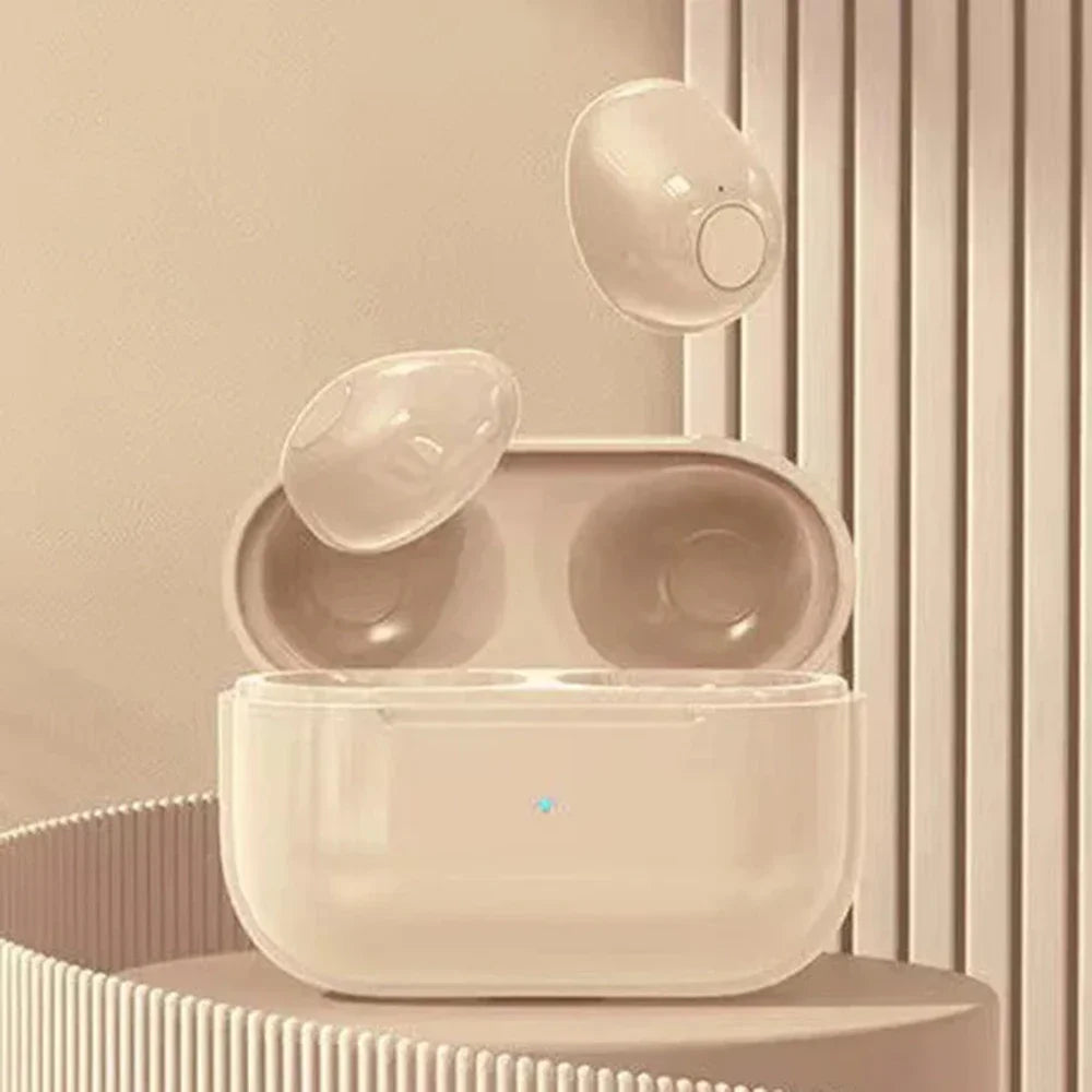 New Mini Invisible Earphones In-Ear Earbuds For Sleeping V5.2 Noise Reduction Wireless Bluetooth Sports Headphones With Mic