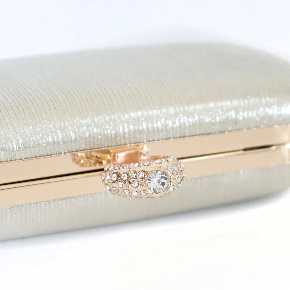 Finger Ring Women Evening Bags Party Wedding Glitter Handbags New Arrival Purse Diamonds Box Holder Clutch Gold Shoulder Bag Sac