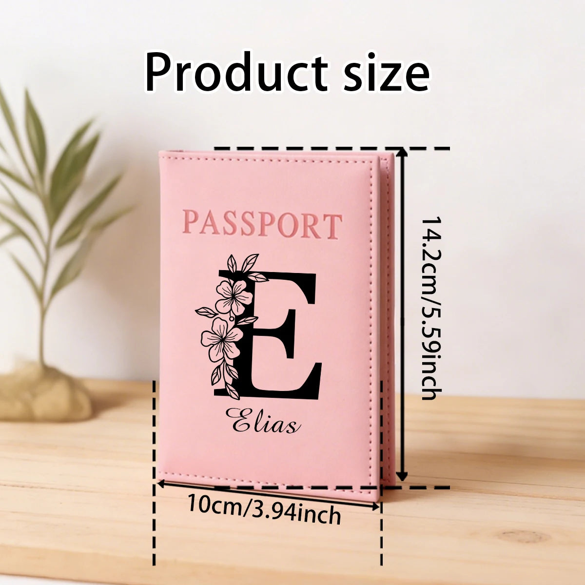 Custom Name Passport Holder For Travel,Personalized Letter Leather Passport Holder,Customized Travel Passport Holder For Women,