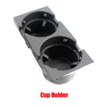 New Double Hole Car Styling Front Center Console Storage Box Coin + Cup Holder For BMW E46 Series 1999-2006 51168217953