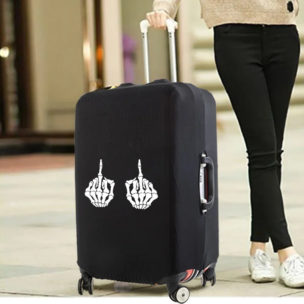Fashion Travel Essentials Suitcase Cover Funny Print for 18-32 Inch Traveling Accessories Bag Trolley Luggage Protective Case