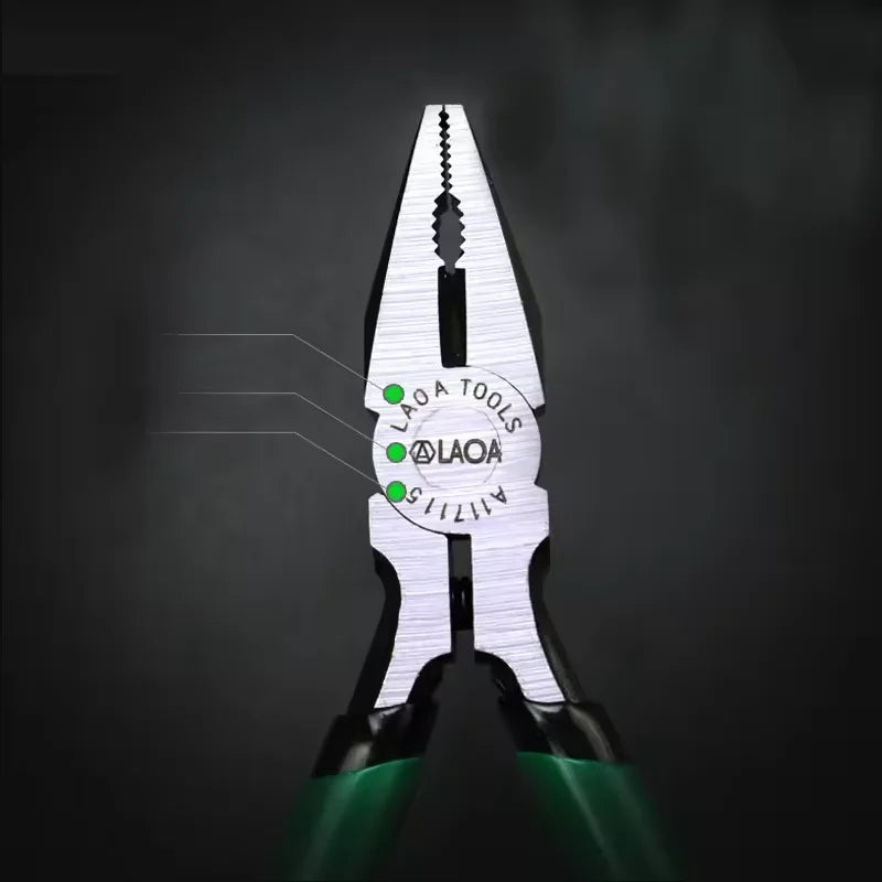 LAOA 5" wire cutters with viscose handle, small needle-nose pliers, small oblique-nose pliers, manual pliers