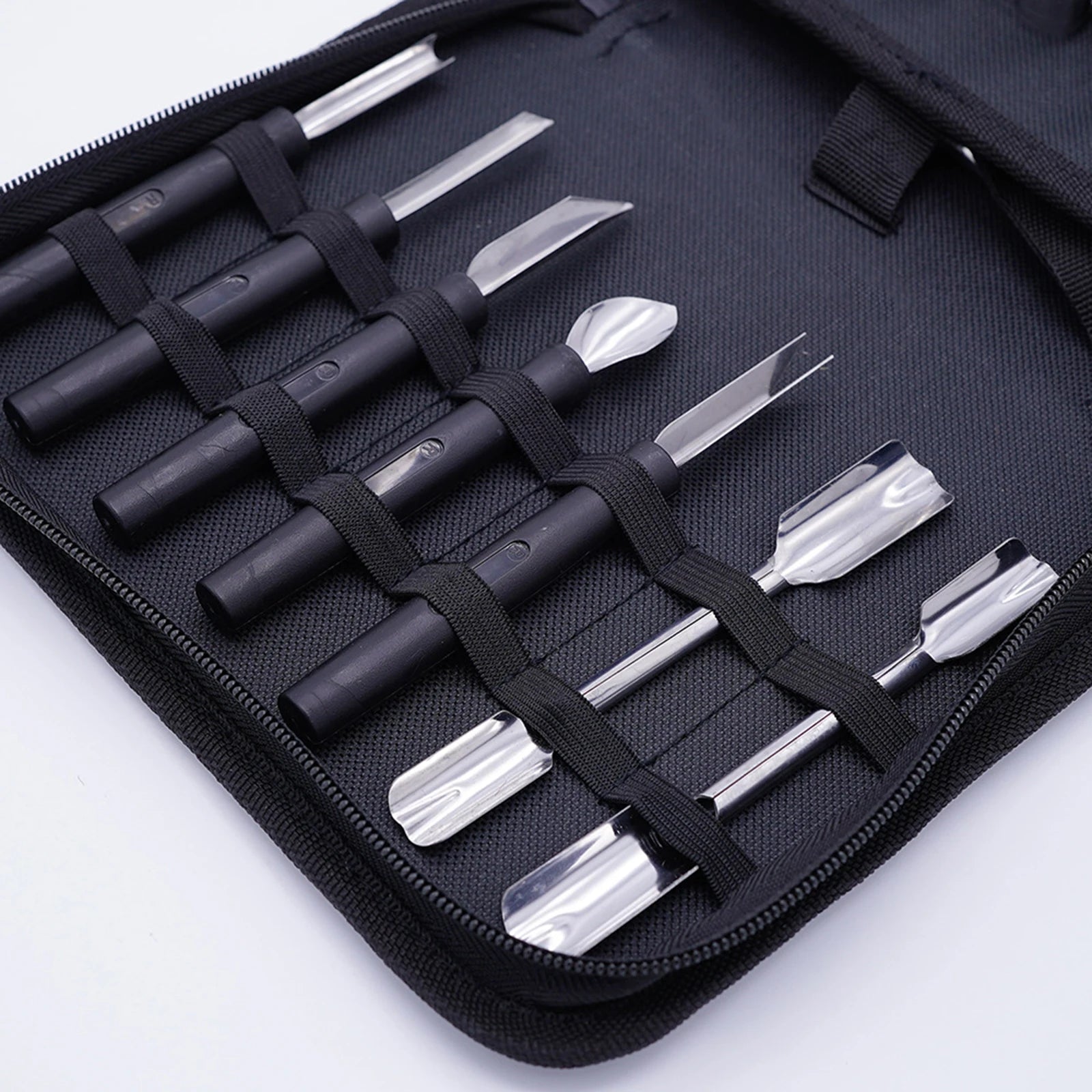 46pc/Set Vegetable Fruit Culinary Carving Tools Durable Stainless Steel Blade Plastic Handle Watermelon Cutting Slicing DIY Tool