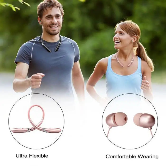 New HBS910 Portable Sports Bluetooth Headset Hanging Neck Wireless Sports 4.1 in-ear Hard Hanging Headset for LG Iphone Xiaomi