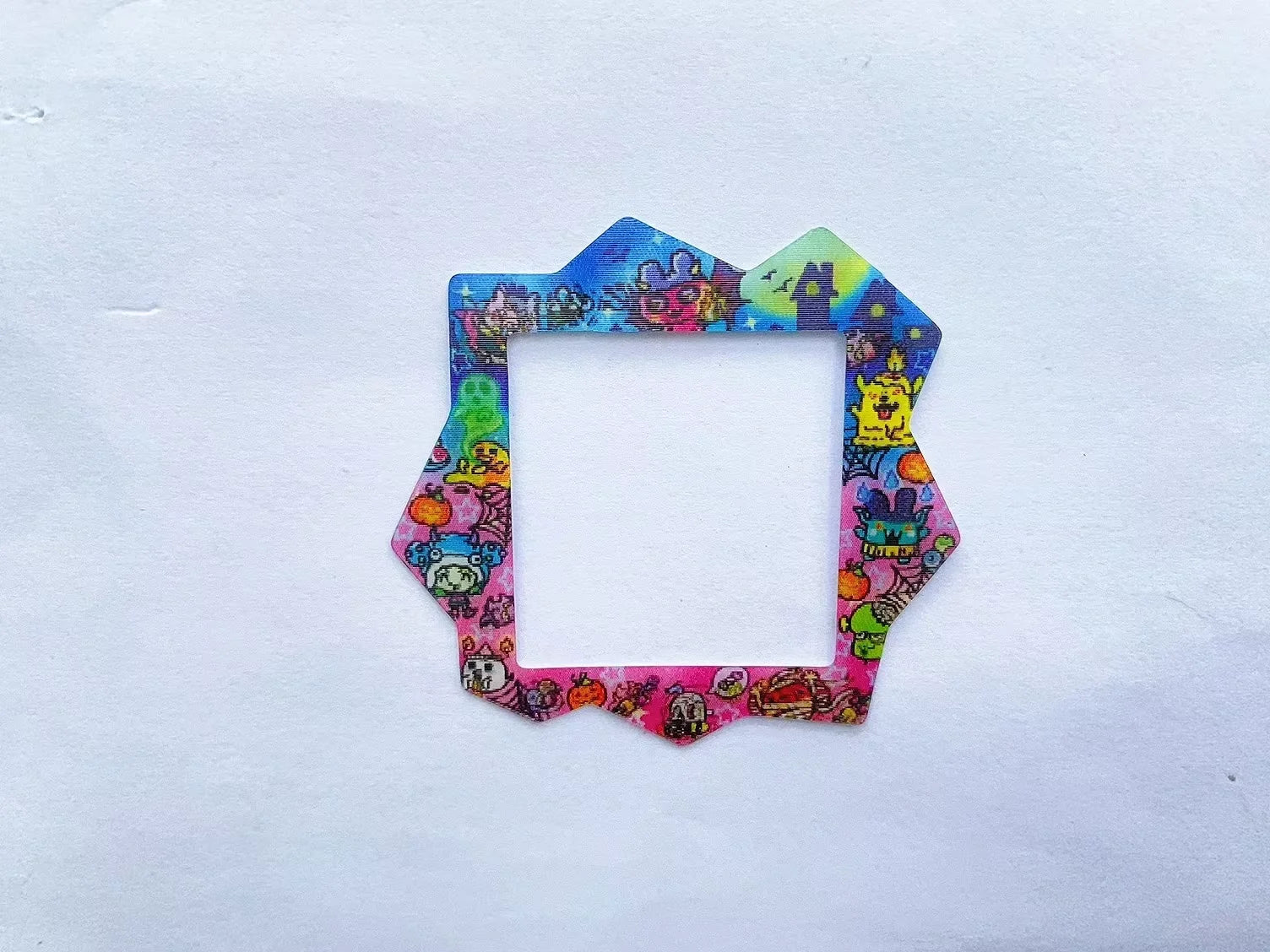 IN STOCK Cannot Be Past Dynamic Lenticular Tamagotchi Paradise Cartoon Characters Diy Handmade Panel Paper And Backboard Paper
