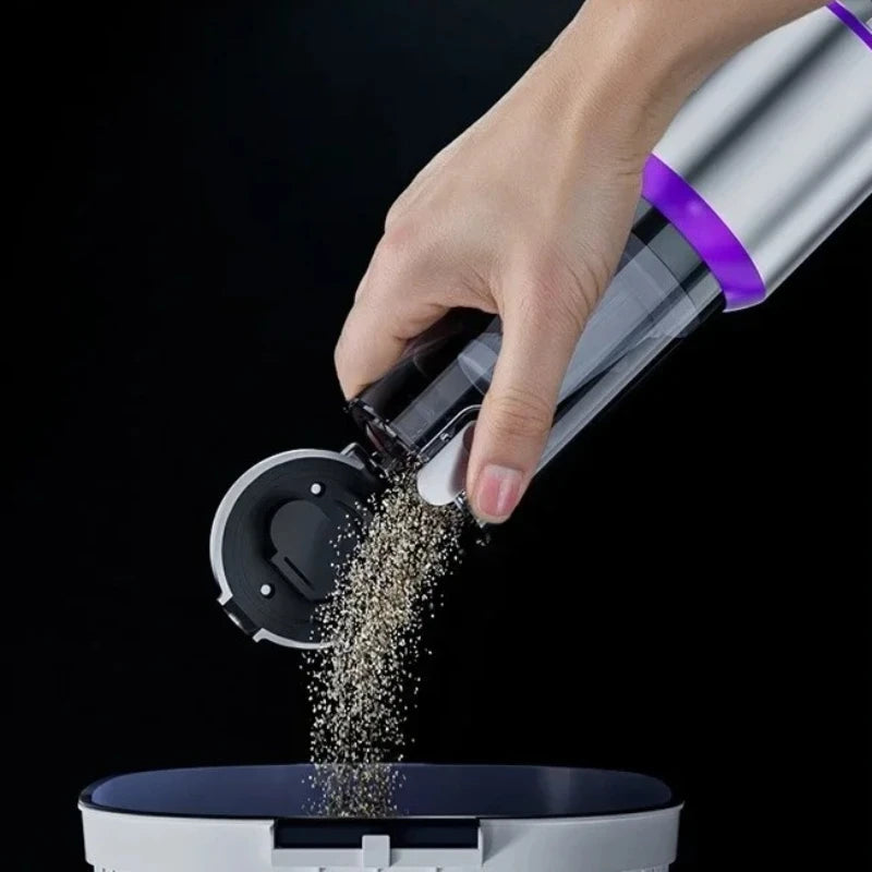Portable Handheld Car Vacuum Wireless Suction Blower Duster Built-in LED Light Brushless Motor For Auto Household Cleaning