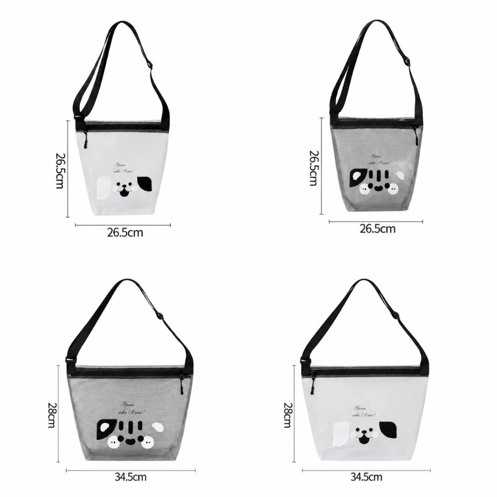 New Waterproof Transparent Makeup Bag PVC Large Capacity Gym Swim Bag Crossbody Waterproof Storage Bag Travel